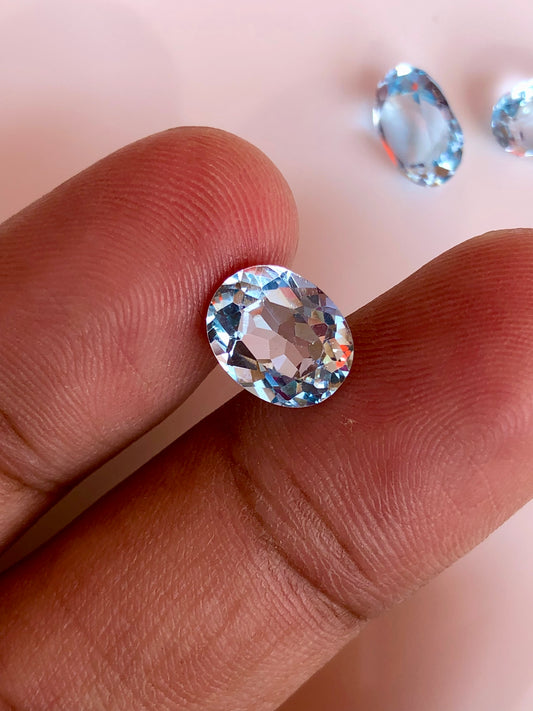3 ct Natural Sky Blue Topaz