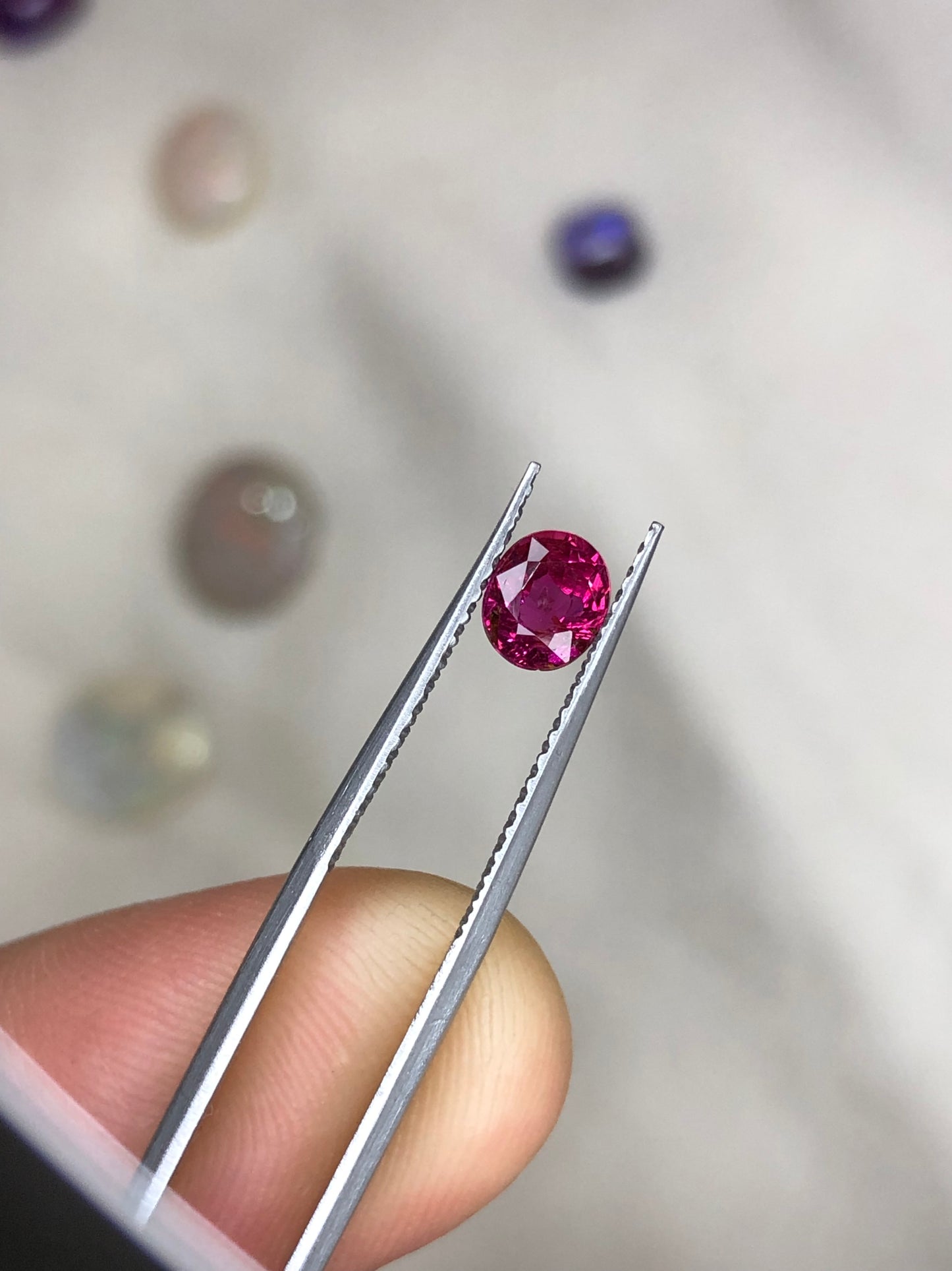 0.75 ct Unheat Mozambique Ruby