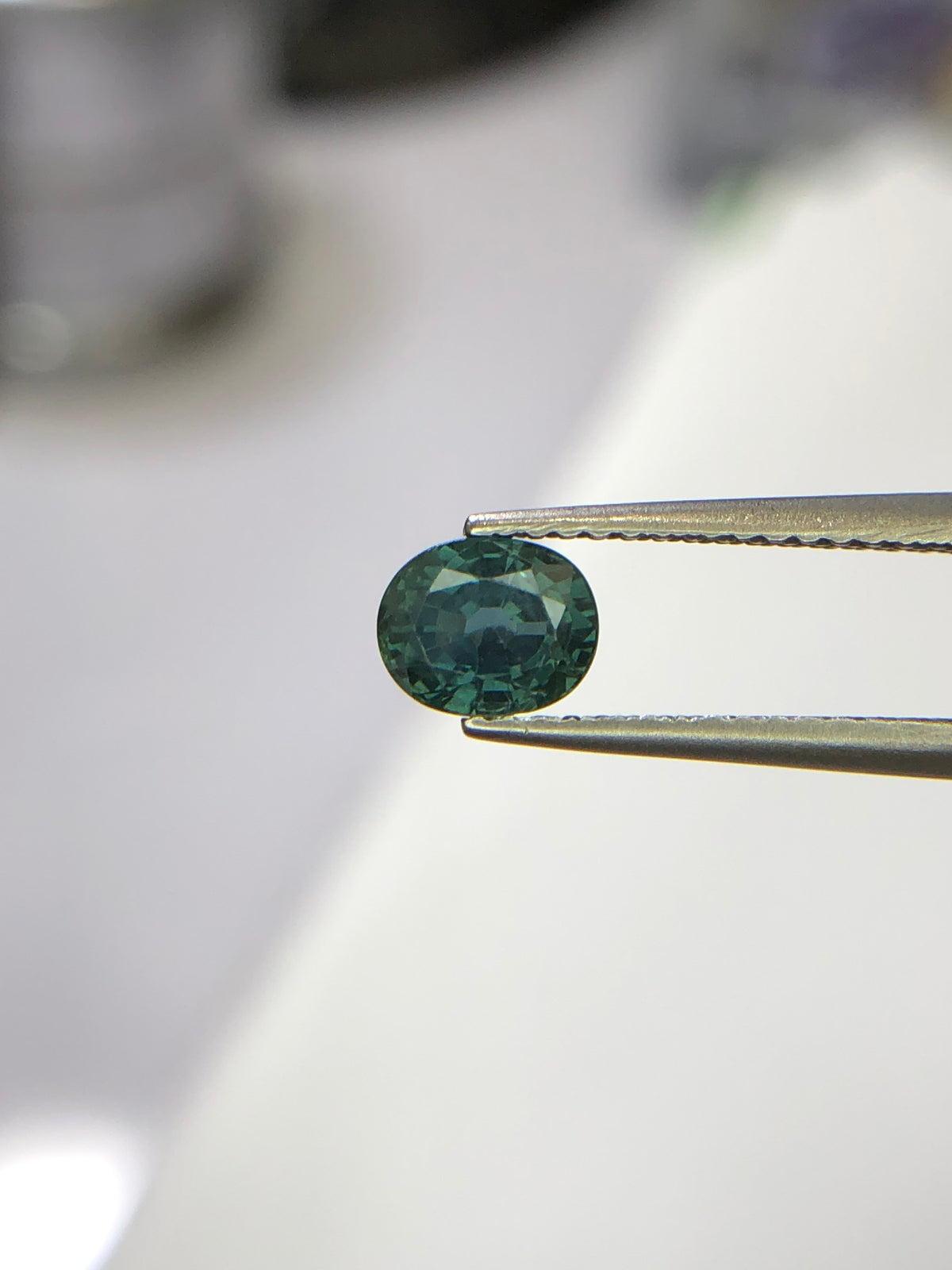 1.04 ct Teal Green Sapphire