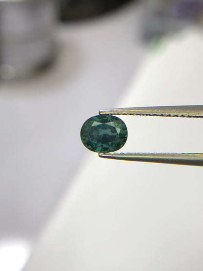 1.04 ct Teal Green Sapphire