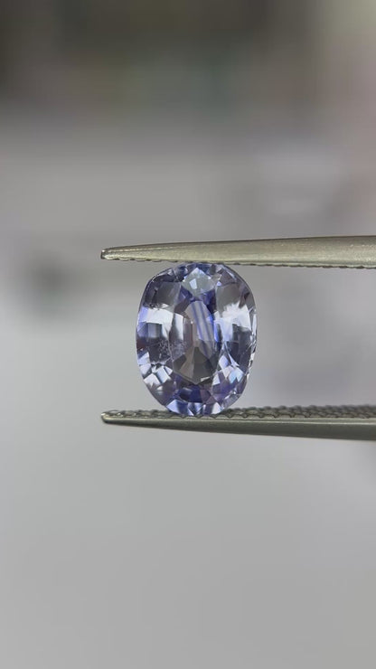 2.23 ct Purplish Blue Sapphire
