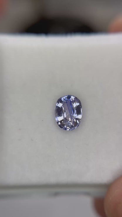 2.23 ct Purplish Blue Sapphire